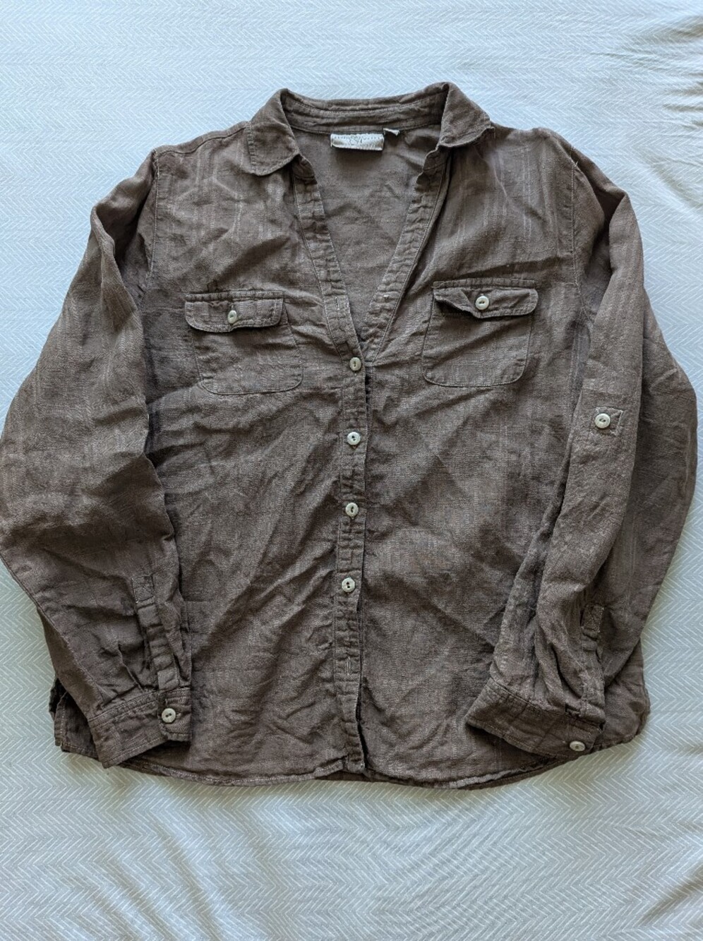 Studio Works Linen Button Down